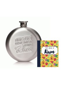 MBGTIH03 Giftset Mini book and Flask - Rum